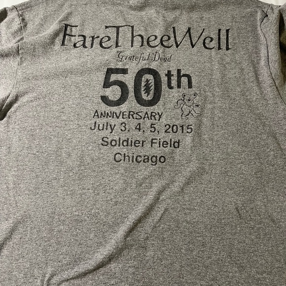 Grateful Dead Short Sleeve Tee Gildan Gray - Picture 7 of 8